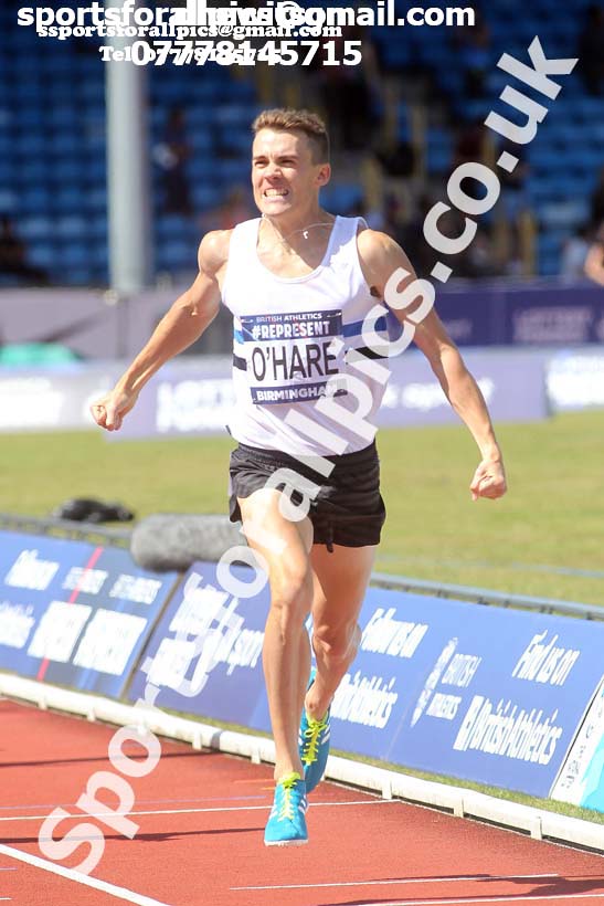 Mens 1500 metres, British World Championship Team Trials, Alexander Stadium, Birmingham
